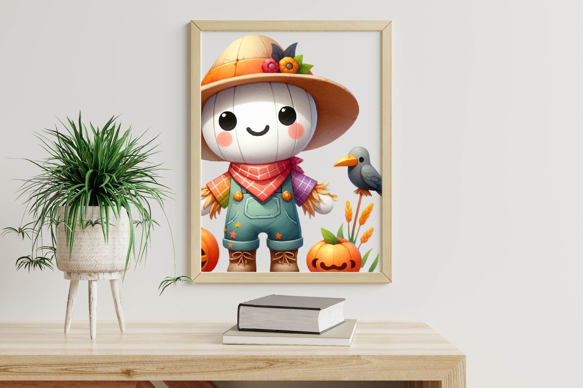 Cute Farm Scarecrow Clipart Bundle - CraftNest - Digital Crafting and Art