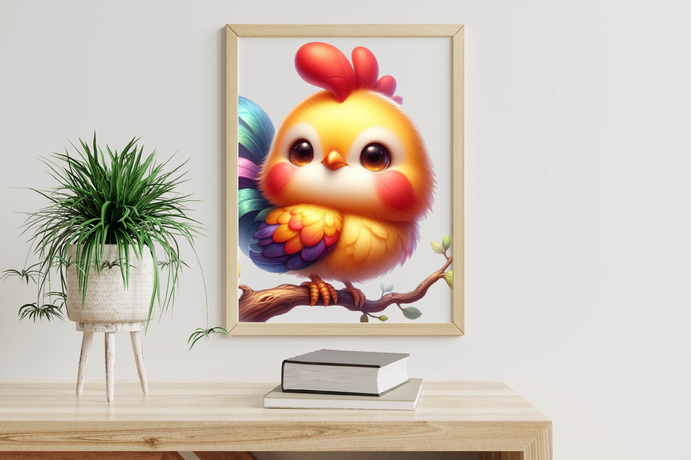 Cute Rooster Clipart Bundle - CraftNest - Digital Crafting and Art