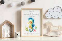 Sea Seahorse Clipart Bundle - CraftNest - Digital Crafting and Art