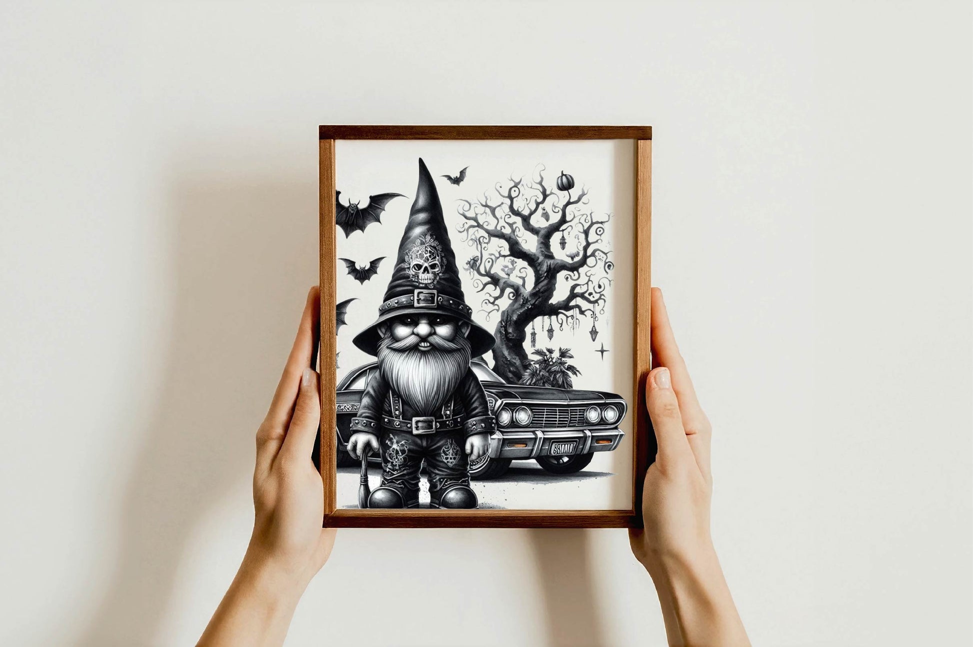 Gothic Halloween Gnome Clipart Bundle - CraftNest - Digital Crafting and Art