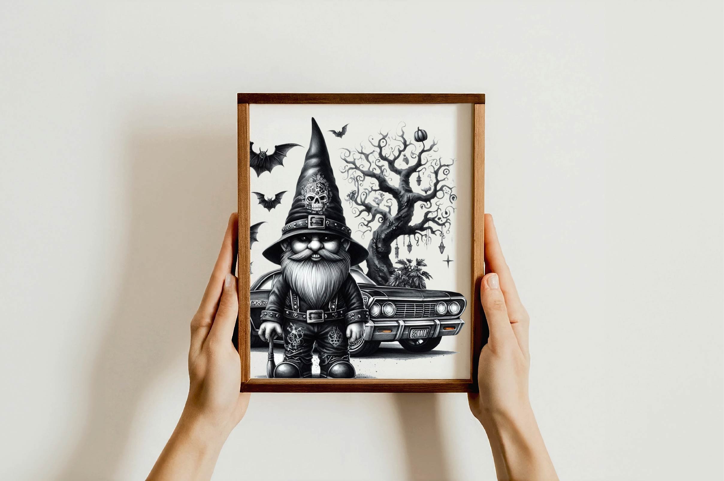 Gothic Halloween Gnome Clipart Bundle - CraftNest - Digital Crafting and Art