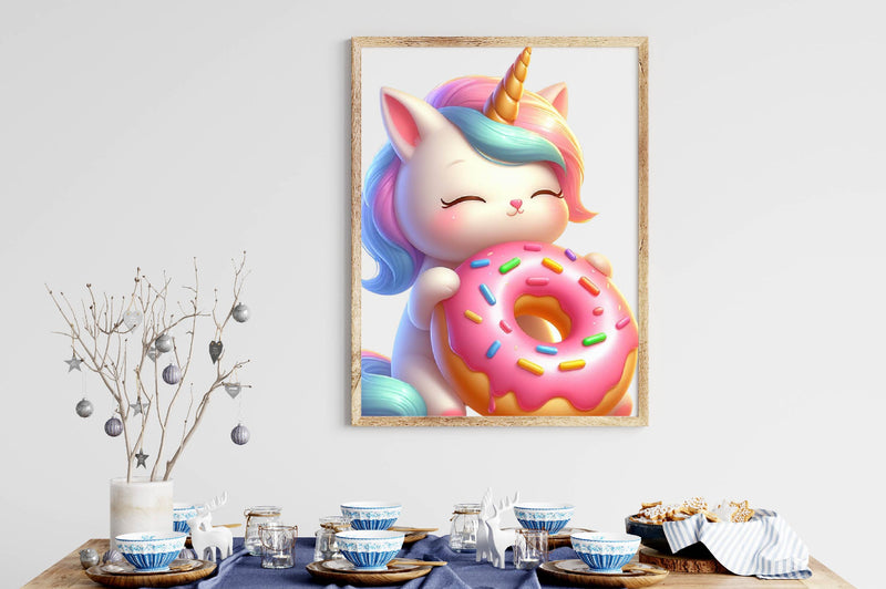 Cat Unicorn And Donut Clipart Bundle - CraftNest - Digital Crafting and Art