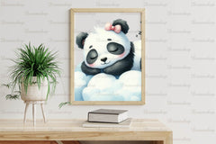 Lovely Baby Animal Sleeping Clipart Bundle - CraftNest - Digital Crafting and Art