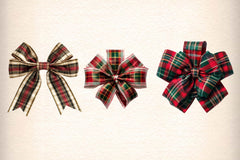 Christmas Present Bow Clipart Bundle - CraftNest - Digital Crafting and Art