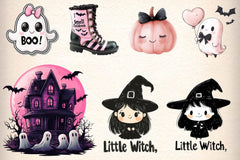 Cute Halloween Clipart Bundle 2 - CraftNest - Digital Crafting and Art