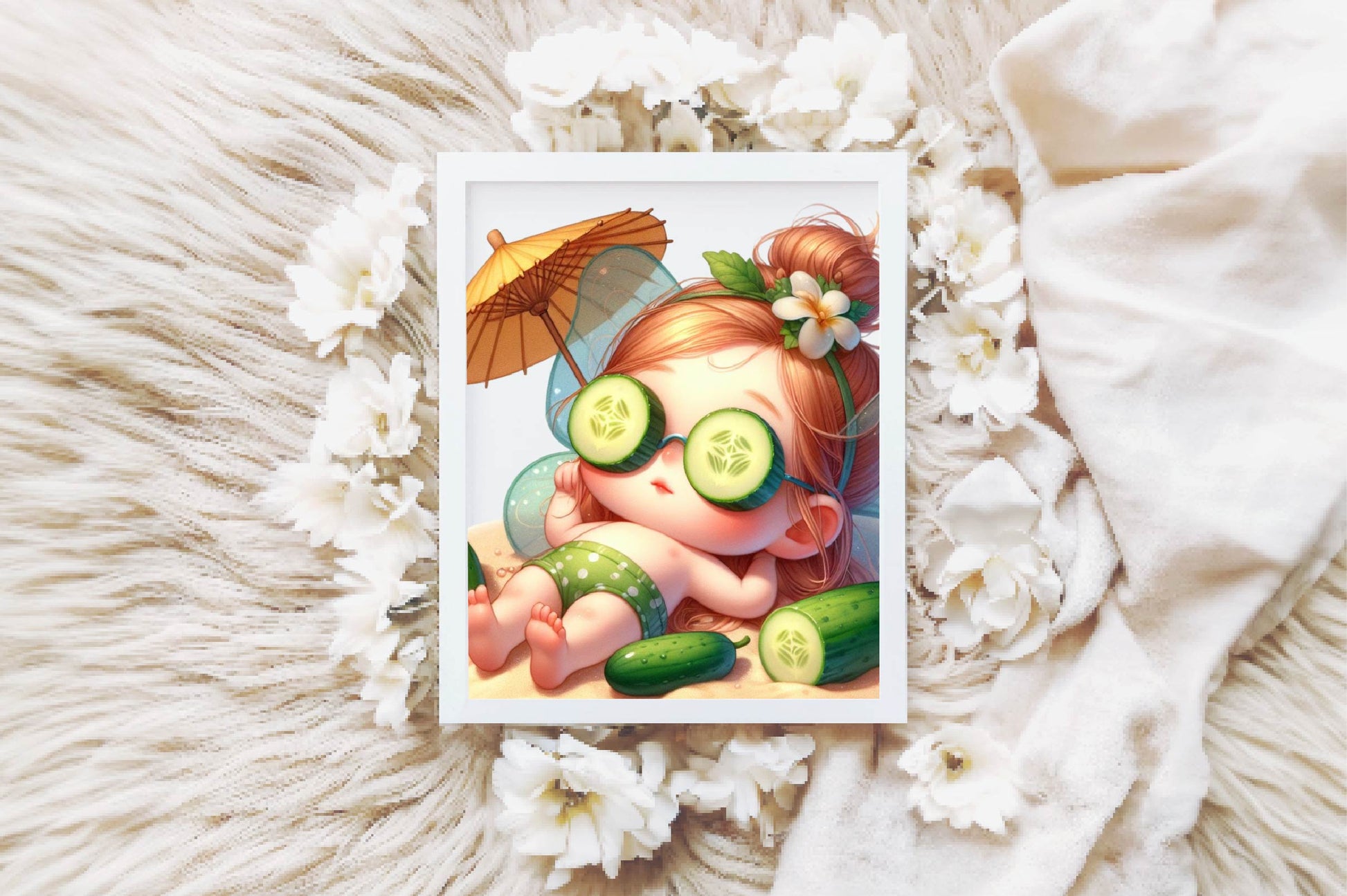 Cute Summer Fairy Clipart Bundle - CraftNest - Digital Crafting and Art