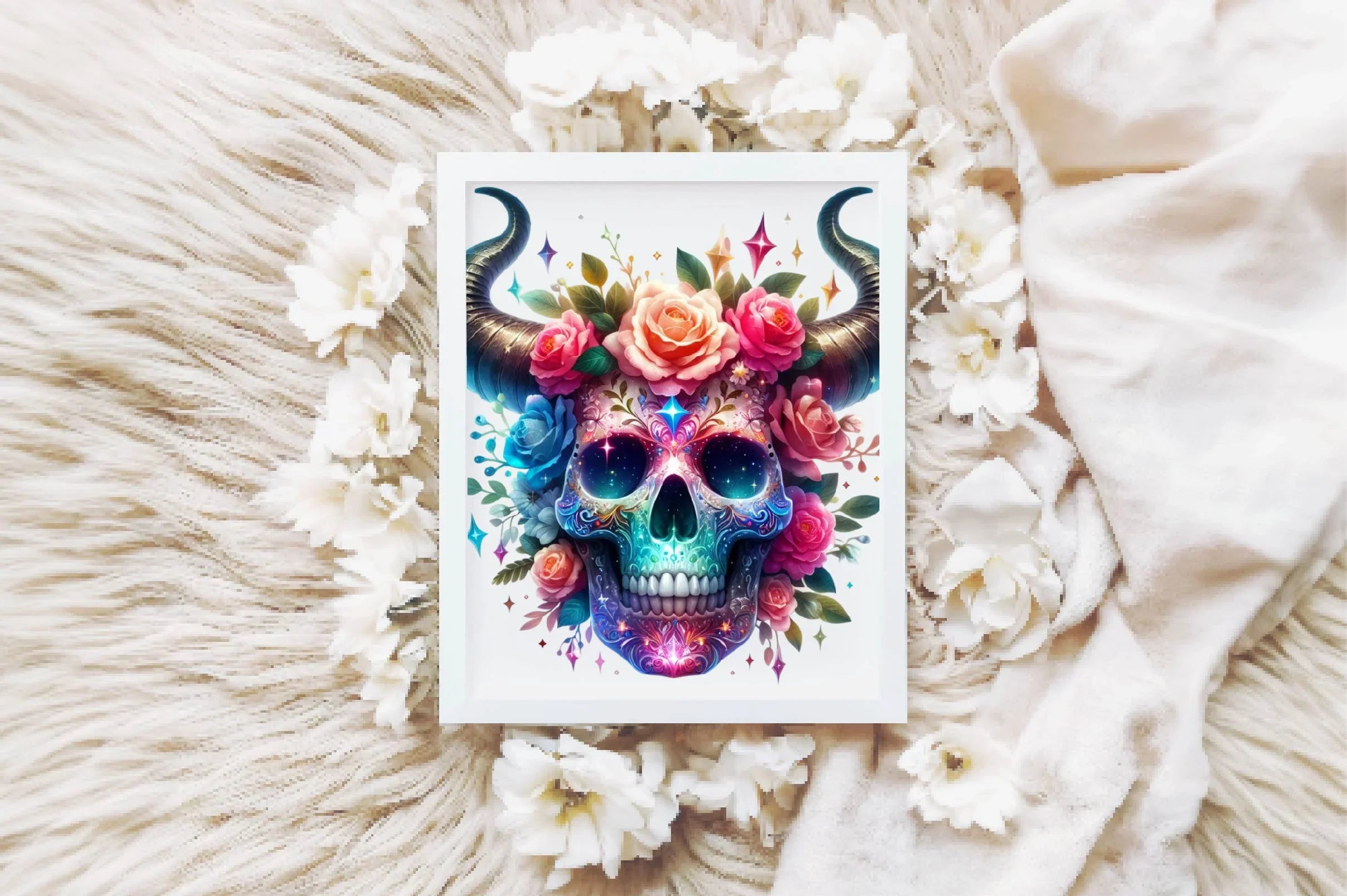 Skull With Horns Clipart Bundle - CraftNest - Digital Crafting and Art