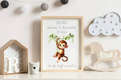 Playful Monkey Clipart Bundle - CraftNest - Digital Crafting and Art