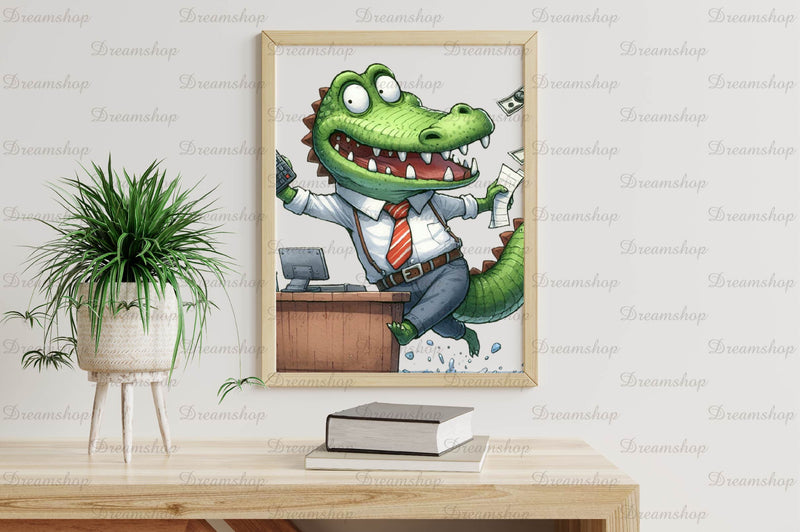 Funny Alligators Clipart Bundle - CraftNest - Digital Crafting and Art