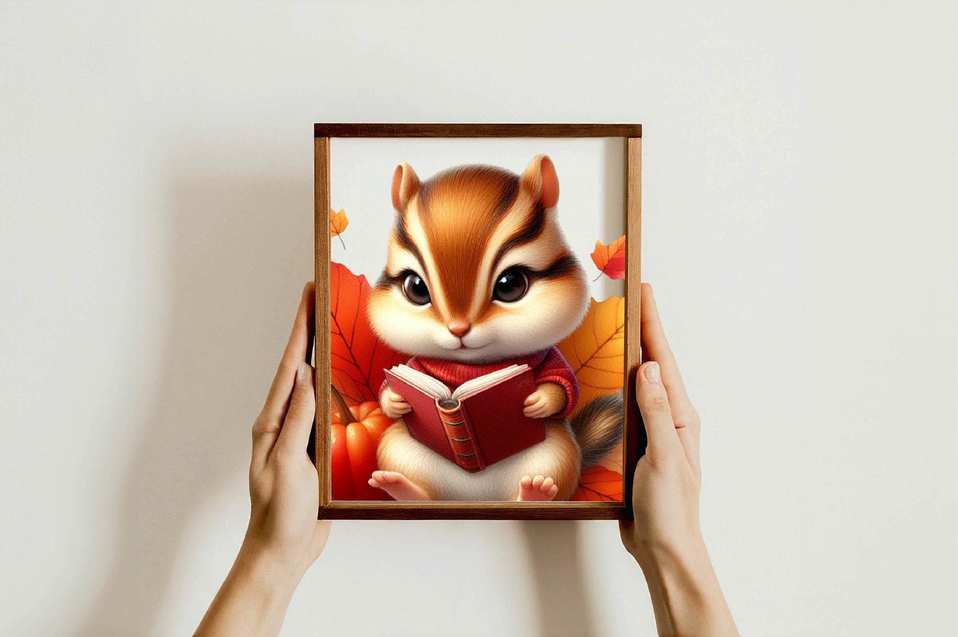 Autumn Eastern Chipmunk Clipart Bundle - CraftNest - Digital Crafting and Art