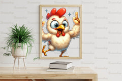 Cute Chicken Funny Chicken Clipart Bundle - CraftNest - Digital Crafting and Art