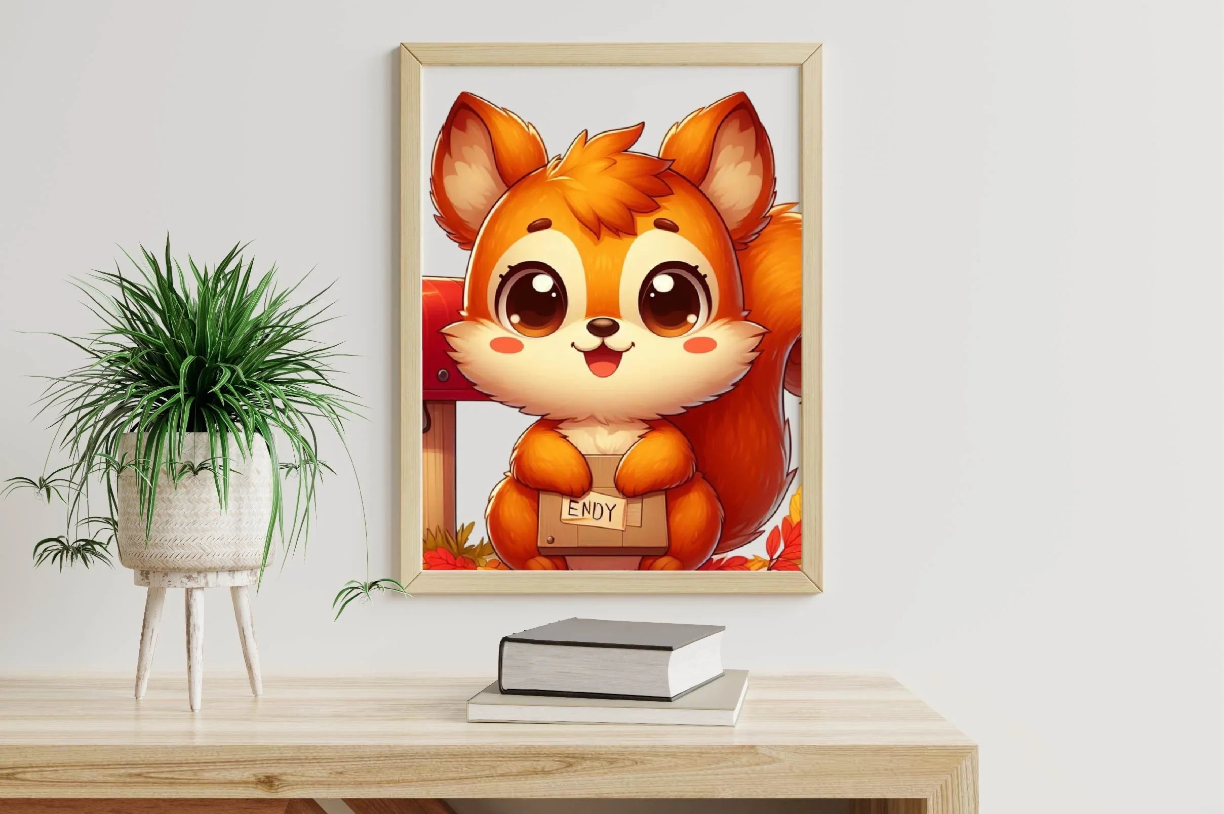 Autumn Squirrel With Mailbox Clipart Bundle - CraftNest - Digital Crafting and Art