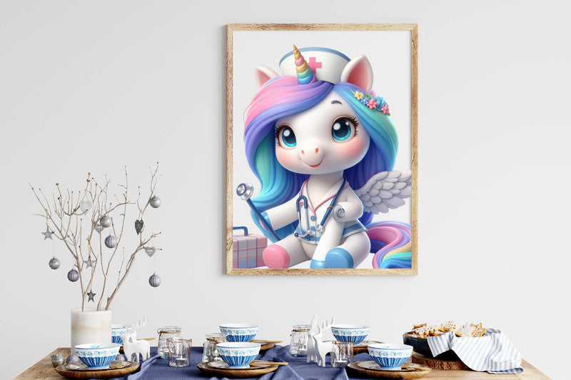 Unicorn Nurse Clipart Bundle - CraftNest - Digital Crafting and Art