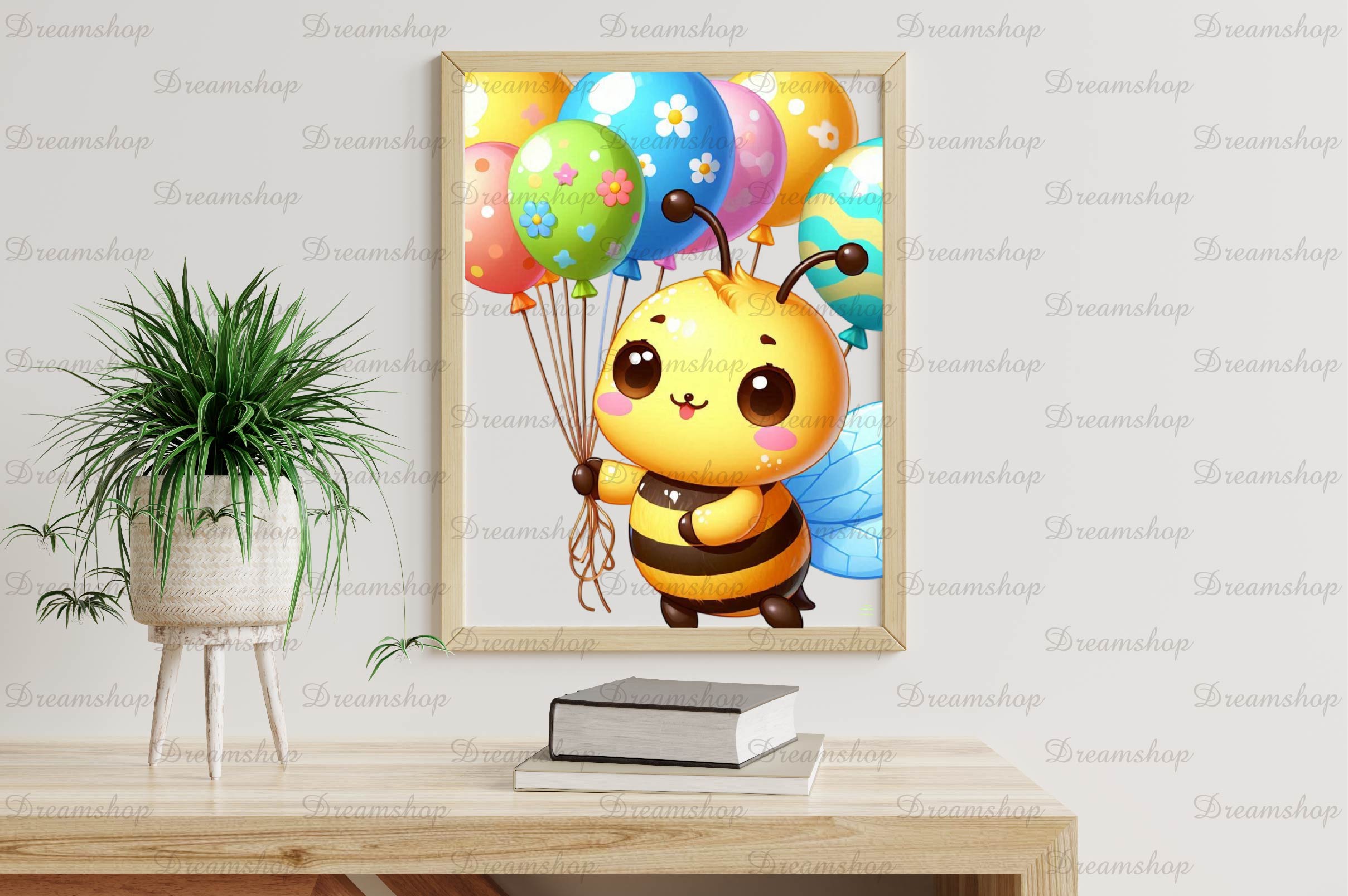 23 Cute Party Bee Clipart Bundle - CraftNest - Digital Crafting and Art