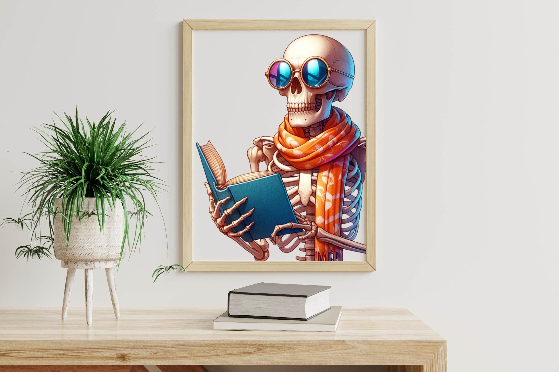 Skeleton Reading Book Clipart Bundle - CraftNest - Digital Crafting and Art