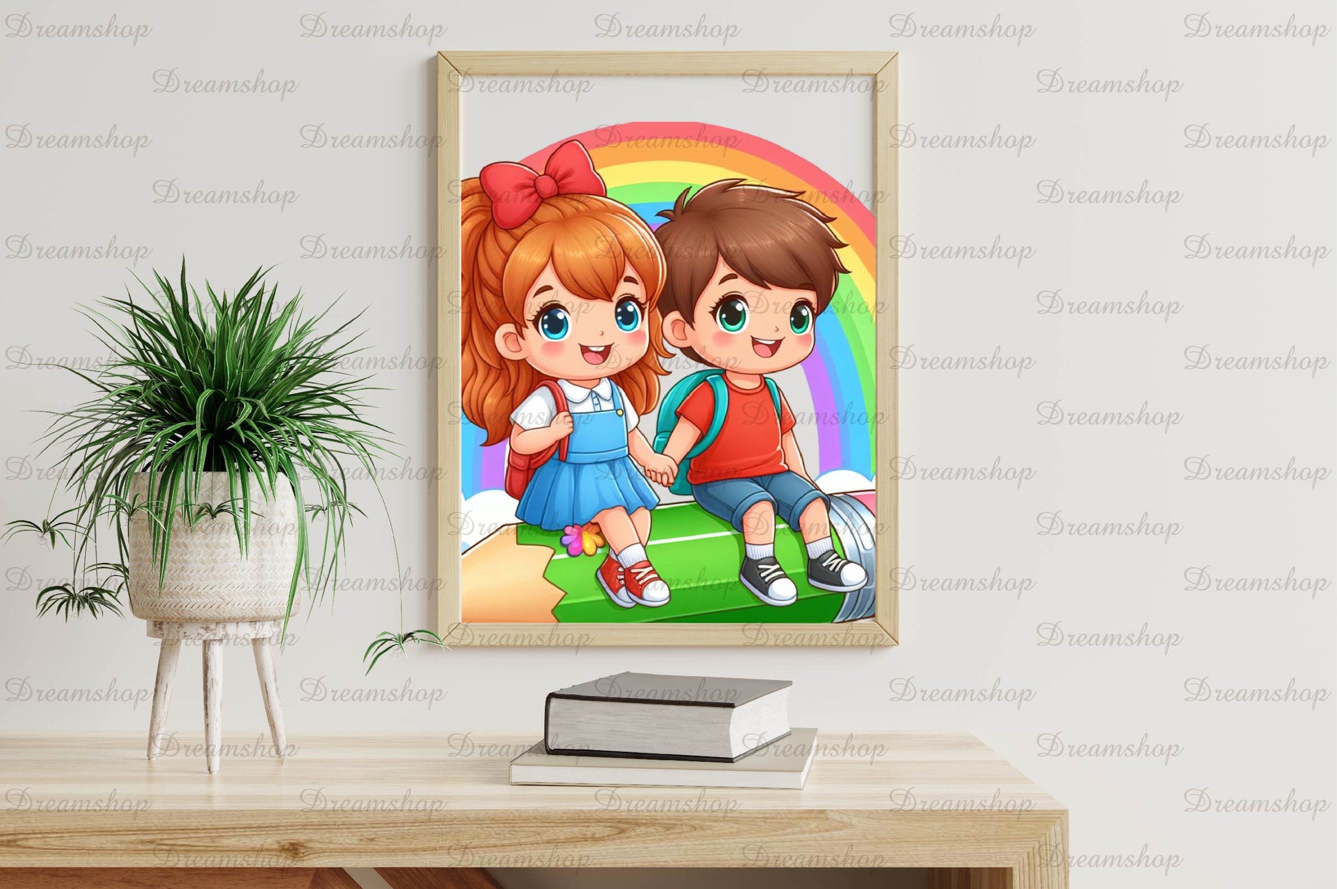 Kid Boy And Girl Go To School Clipart Bundle - CraftNest - Digital Crafting and Art