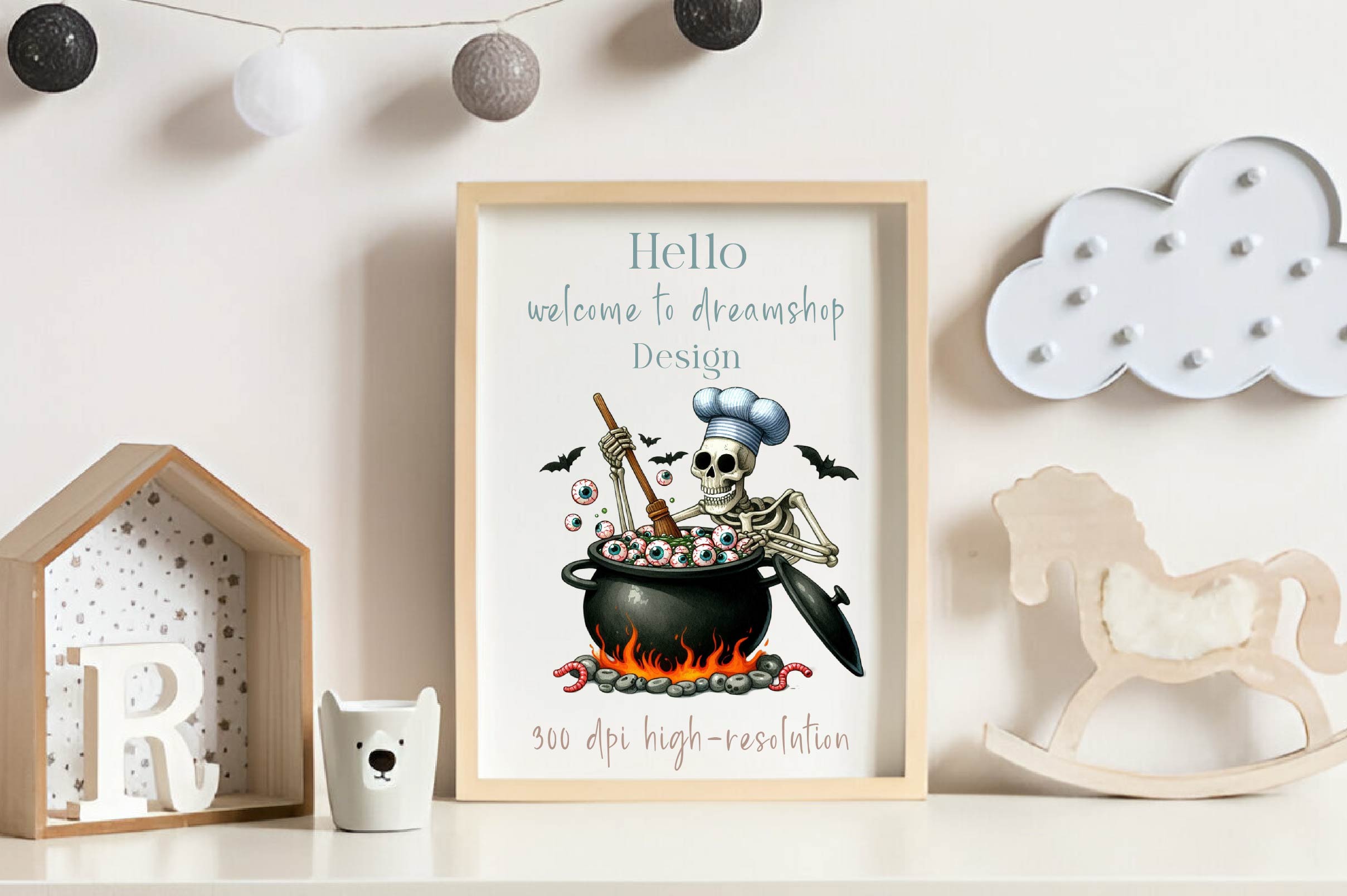 Funny Halloween Skeleton Chef Clipart Bundle - CraftNest - Digital Crafting and Art