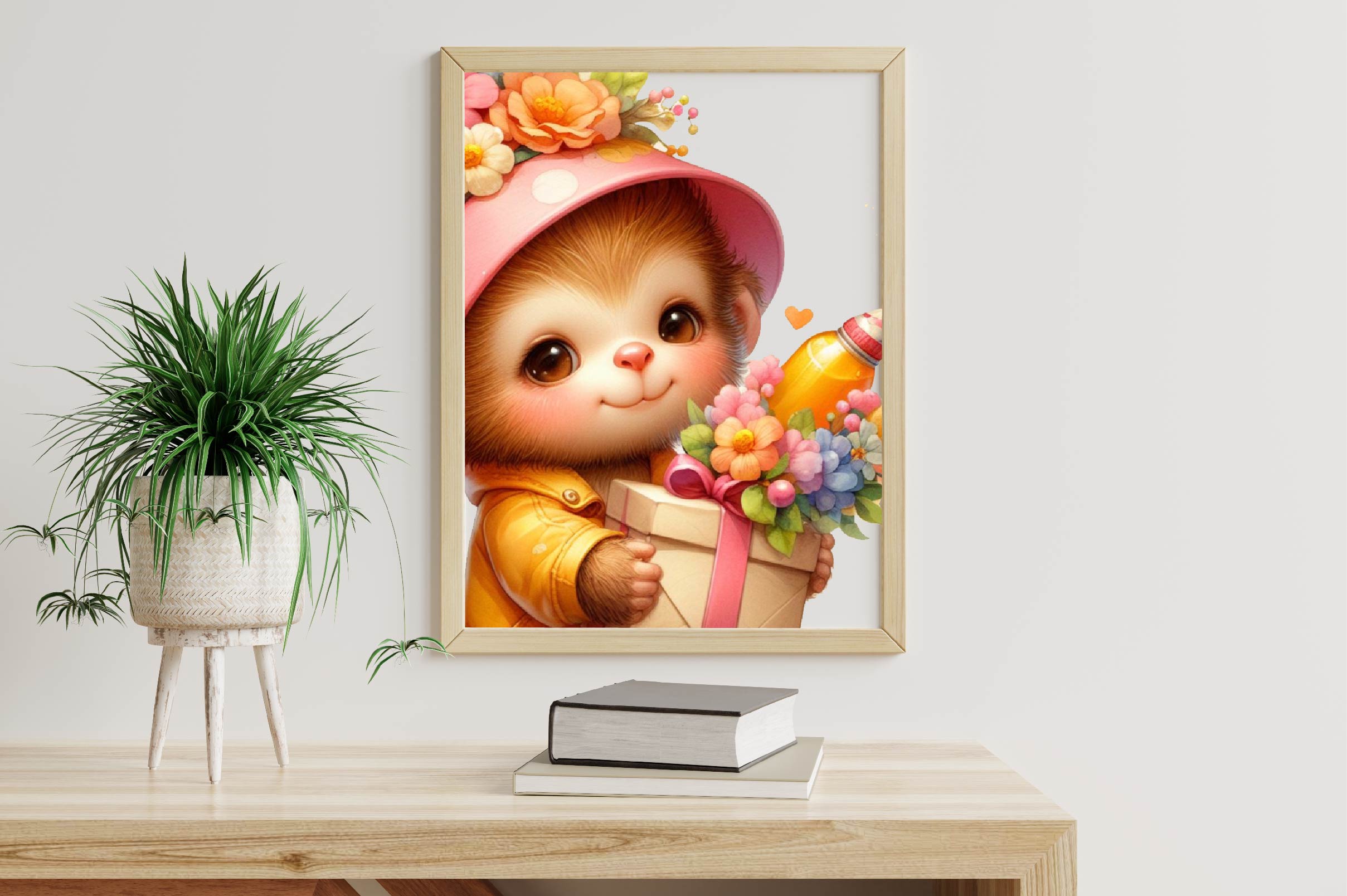 Baby Animals Drinking Clipart Bundle - CraftNest - Digital Crafting and Art