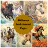 Horses Junk Journal Pages