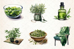 Spring Spa Day Clipart Bundle 2 - CraftNest - Digital Crafting and Art