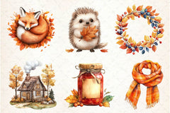 Autumn Fall Clipart Bundle - CraftNest - Digital Crafting and Art