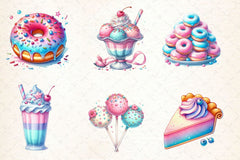 Sweet Food Clipart Bundle - CraftNest - Digital Crafting and Art