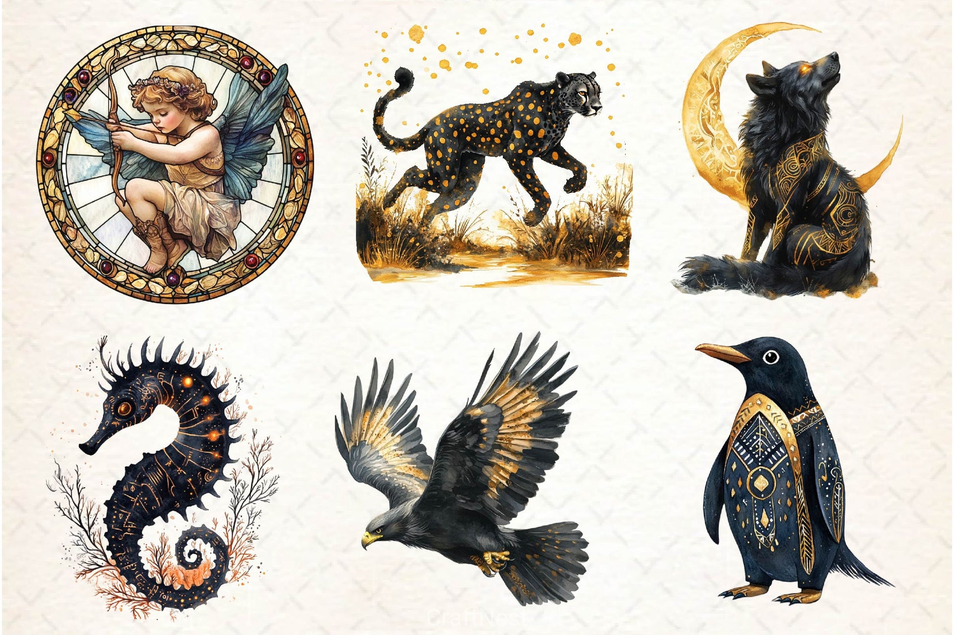 Black History Month Animals Clipart Bundle 2 - CraftNest - Digital Crafting and Art