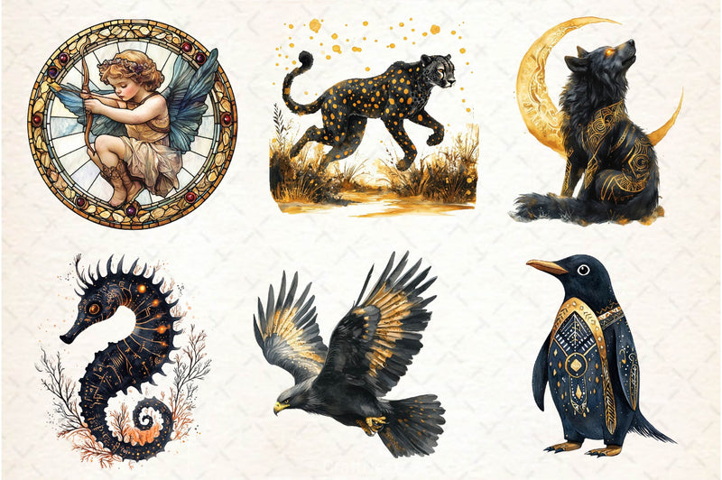 Black History Month Animals Clipart Bundle 2 - CraftNest - Digital Crafting and Art