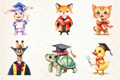 Cute Graduation Clipart Bundle - CraftNest - Digital Crafting and Art