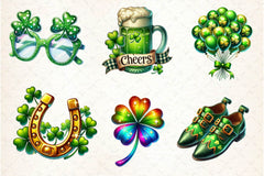 St Patricks Day Clipart Bundle 9 - CraftNest - Digital Crafting and Art