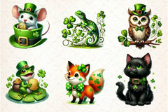 St Patrick's Day Animals Clipart Bundle 4 - CraftNest - Digital Crafting and Art