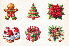 Christmas Cookies Clipart Bundle 2 - CraftNest - Digital Crafting and Art