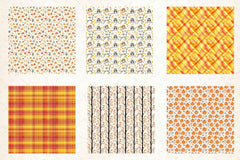 Autumn Fall Paper Pattern Clipart Bundle - CraftNest - Digital Crafting and Art
