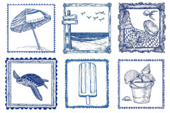 Summer Coastal Clipart Bundle - CraftNest - Digital Crafting and Art