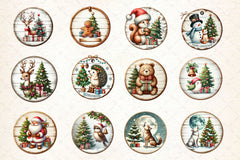 Vintage Christmas Ornaments Clipart Bundle 2 - CraftNest - Digital Crafting and Art