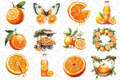 Oranges Clipart Bundle 2 - CraftNest - Digital Crafting and Art