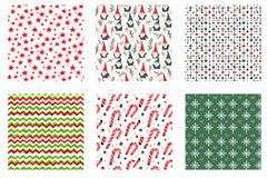 Merry Christmas Digital Papers Clipart Bundle - CraftNest - Digital Crafting and Art