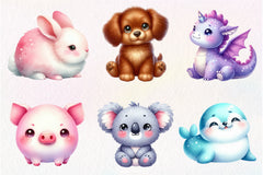 Squishmallow Animals Clipart Bundle - CraftNest - Digital Crafting and Art