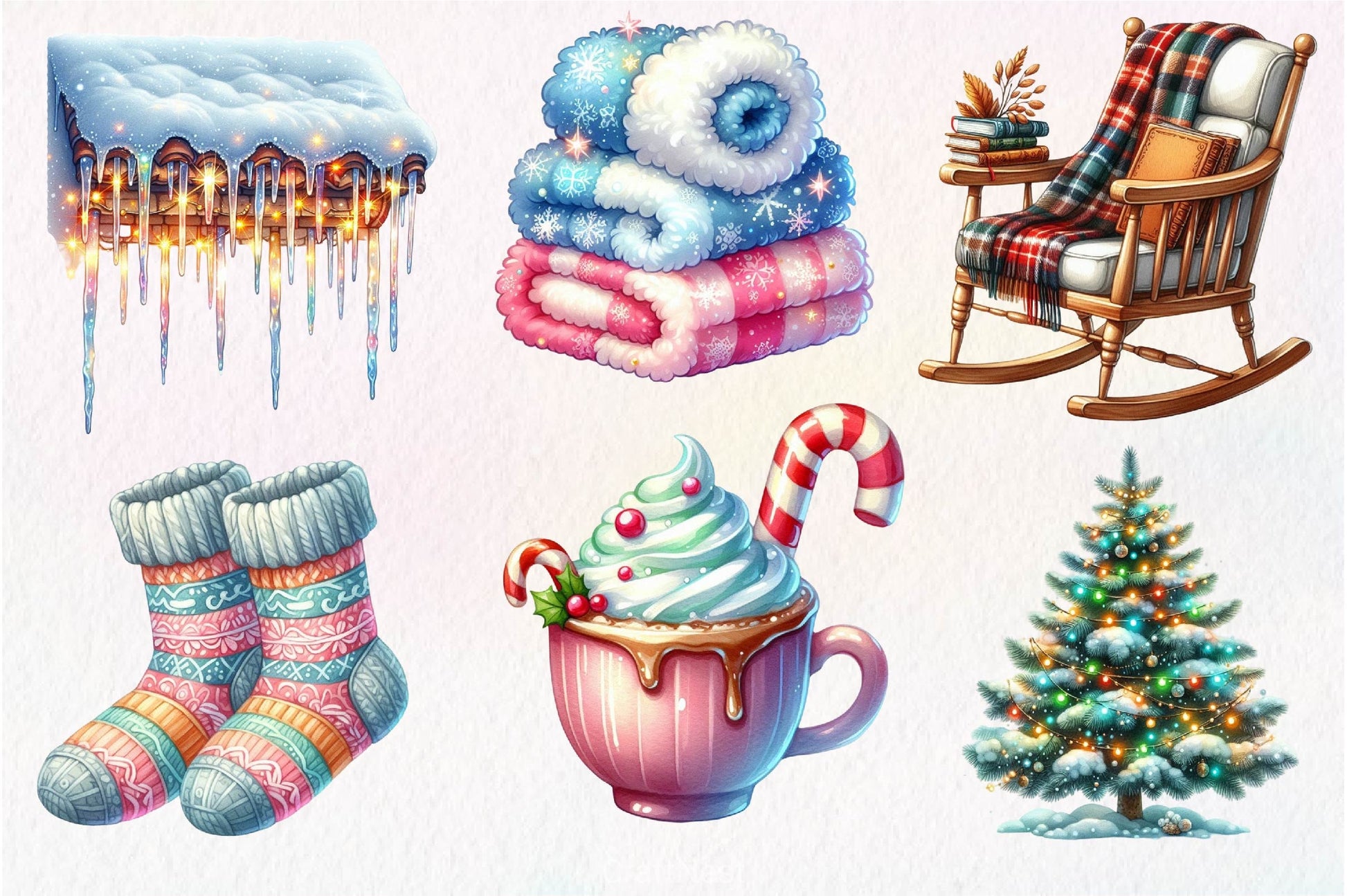Cozy Winter Wonderland Collection Clipart Bundle - CraftNest - Digital Crafting and Art