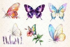 Summer Butterfly Clipart Bundle 3 - CraftNest - Digital Crafting and Art