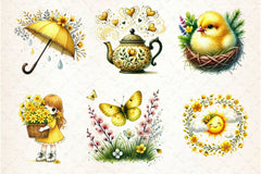 Soft Spring Clipart Bundle 3 - CraftNest - Digital Crafting and Art