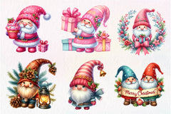 Christmas Gnome Clipart Bundle 7 - CraftNest - Digital Crafting and Art