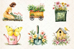 Love Gardening Clipart Bundle - CraftNest - Digital Crafting and Art