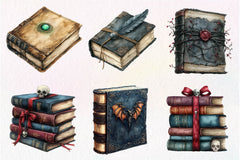 Gothic Fantasy Books Clipart Bundle 3 - CraftNest - Digital Crafting and Art