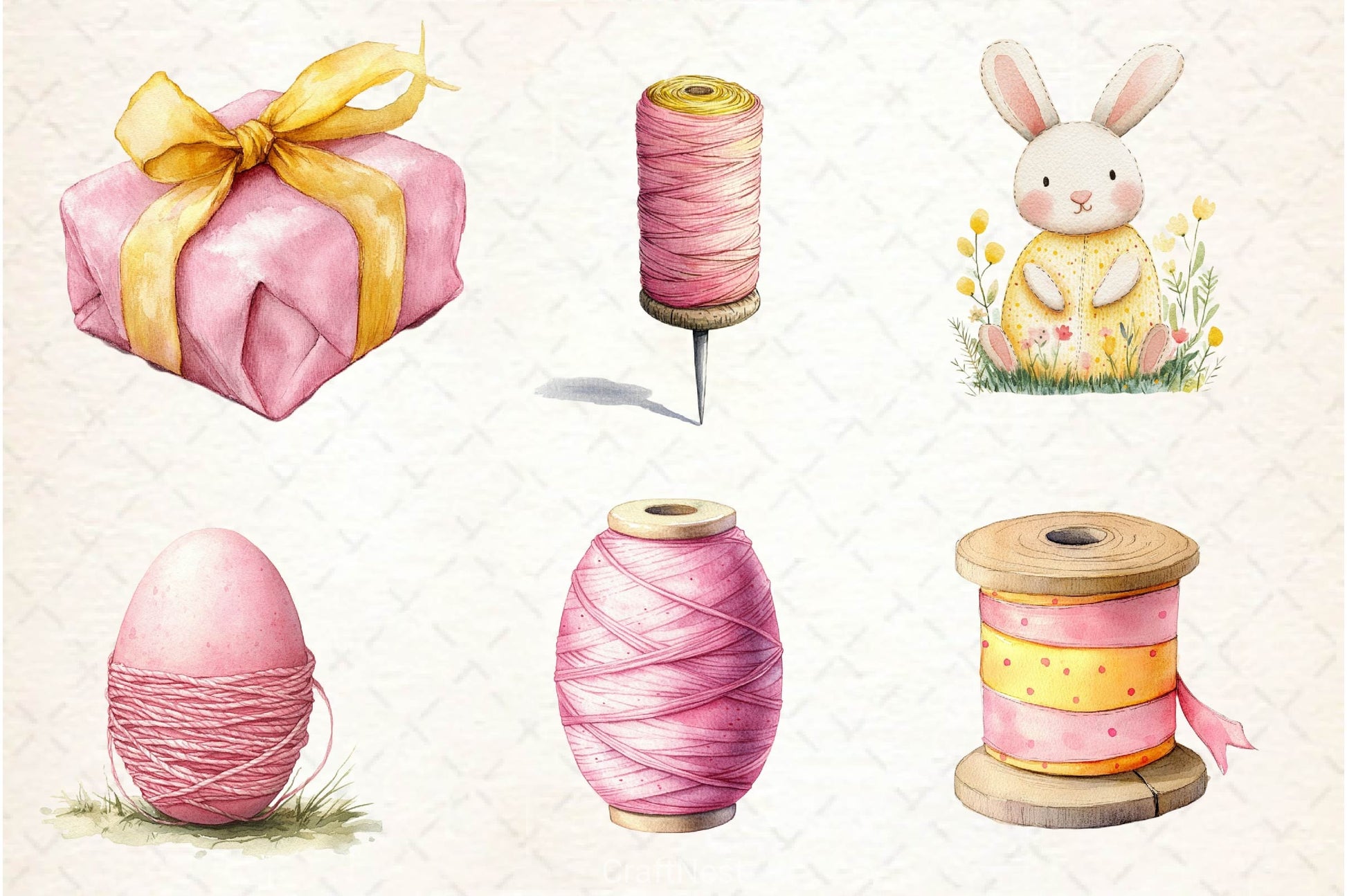 Easter Sewing Clipart Bundle 2 - CraftNest - Digital Crafting and Art