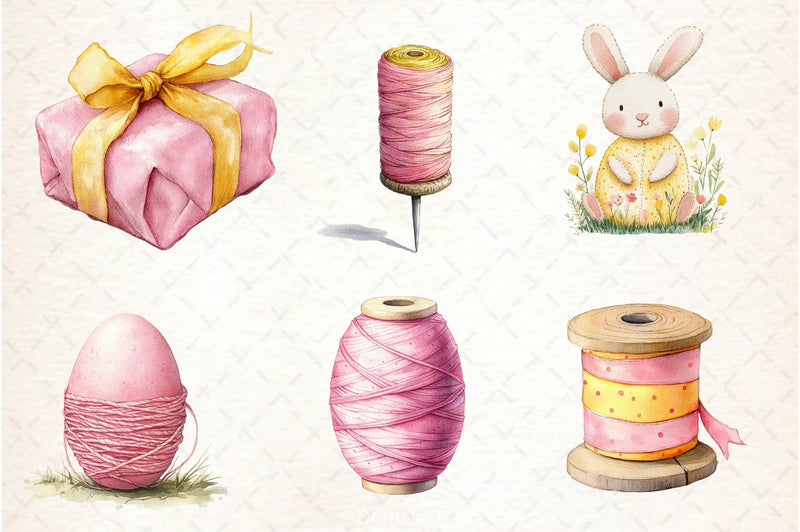 Easter Sewing Clipart Bundle 2 - CraftNest - Digital Crafting and Art