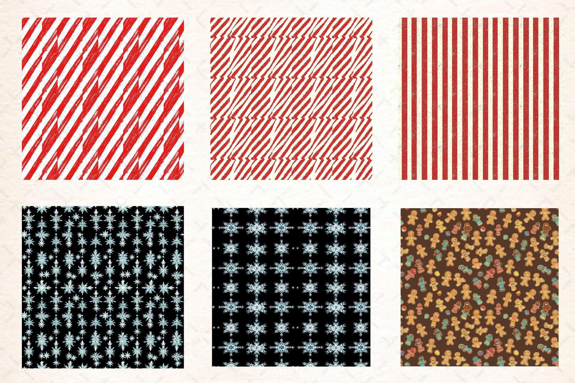 Christmas Digital Paper - CraftNest - Digital Crafting and Art