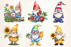 Summer Gnome Clipart Bundle 2 - CraftNest - Digital Crafting and Art