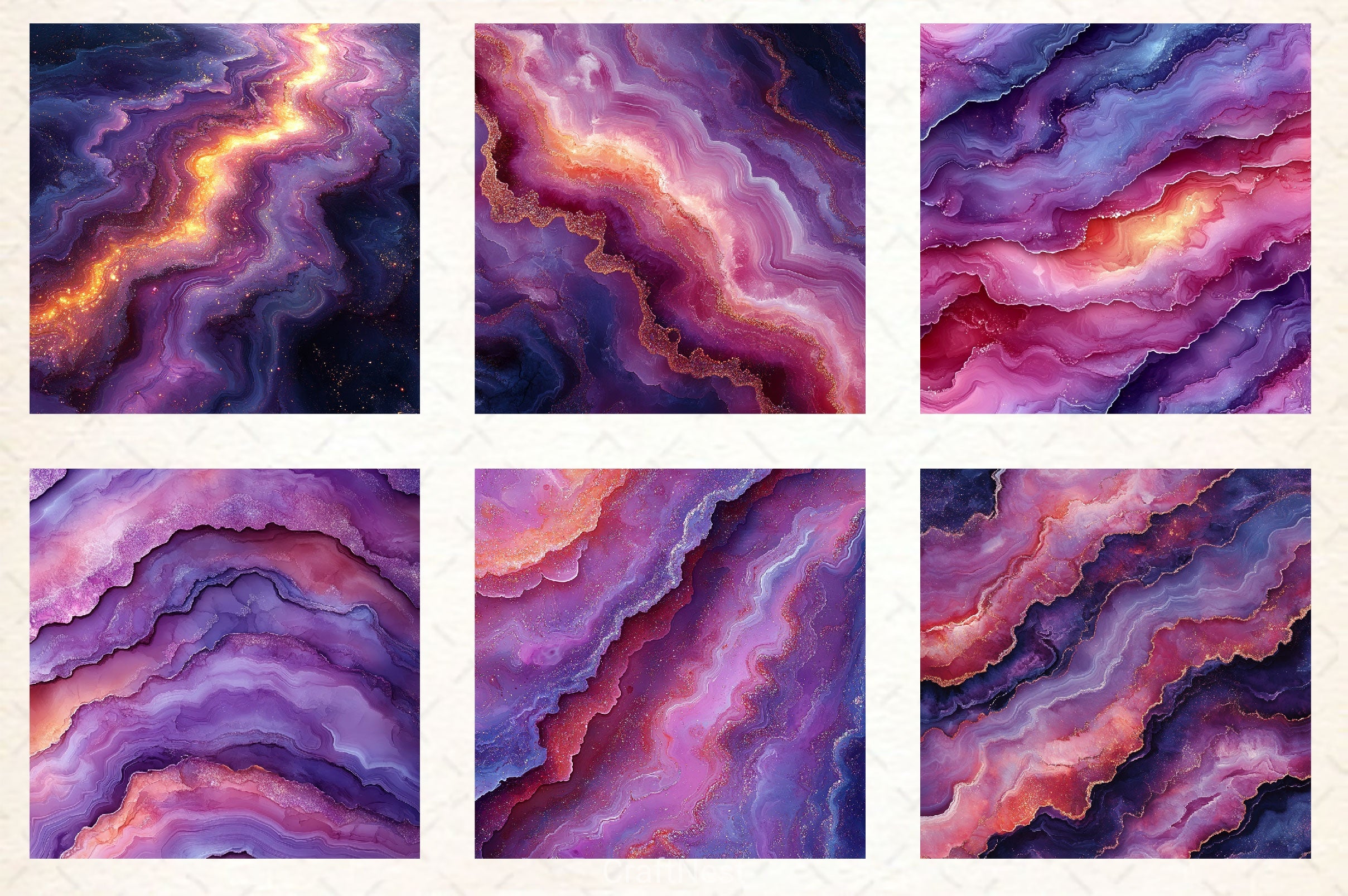 Pink Glitter Ink Digital Paper - CraftNest - Digital Crafting and Art