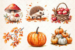 Autumn Collection Clipart Bundle 3 - CraftNest - Digital Crafting and Art